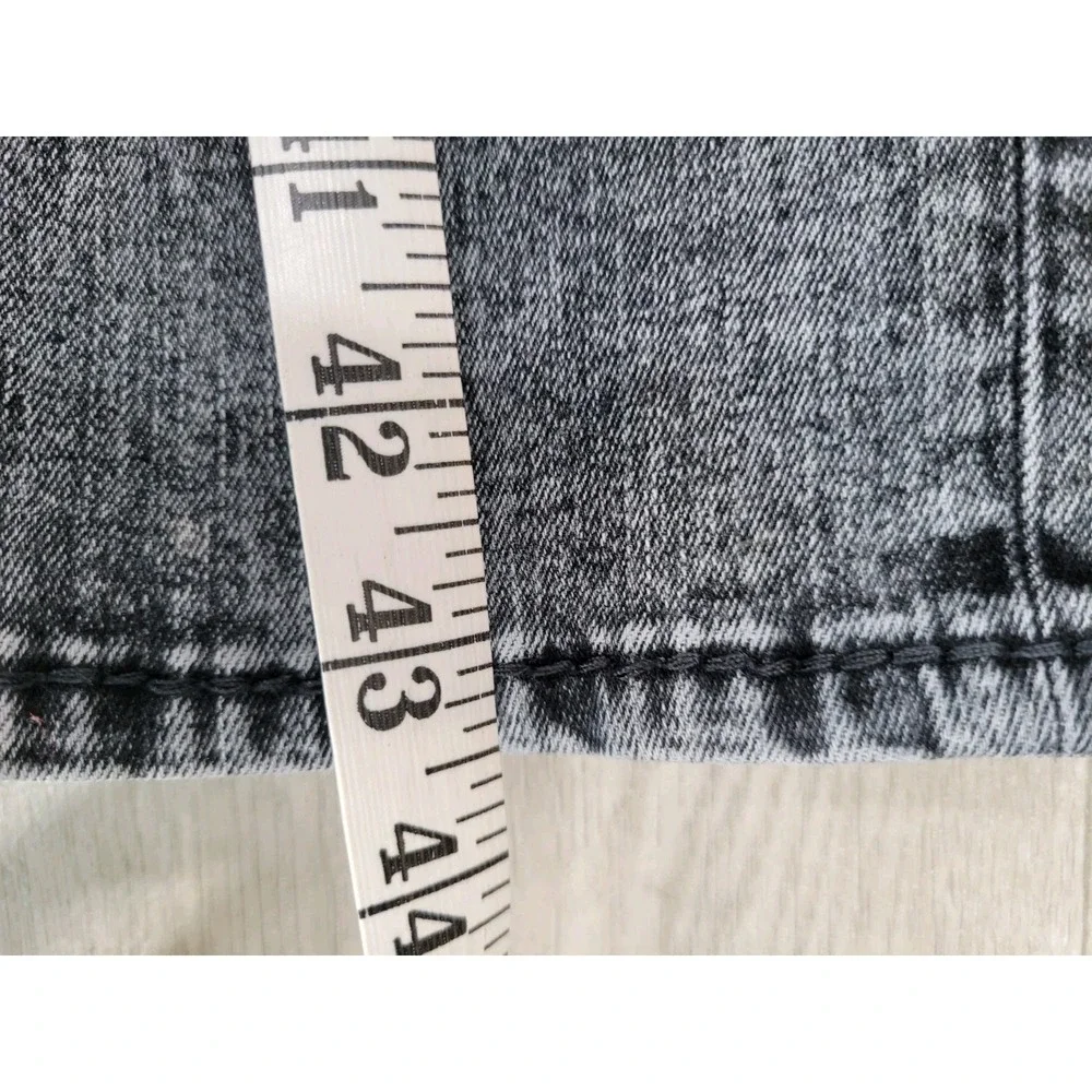 True Religion Geno Big T Jeans Men's 29 Black Marble Moto Ribbed Relaxed Slim